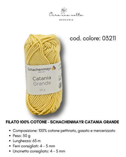 Filato 100% Cotone - Schachenmayr Catania Grande