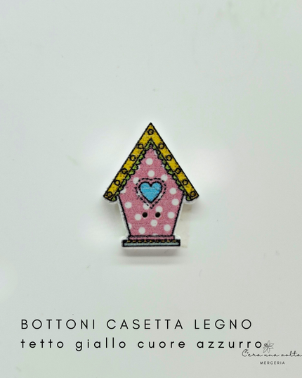 Bottoni CASETTA in legno