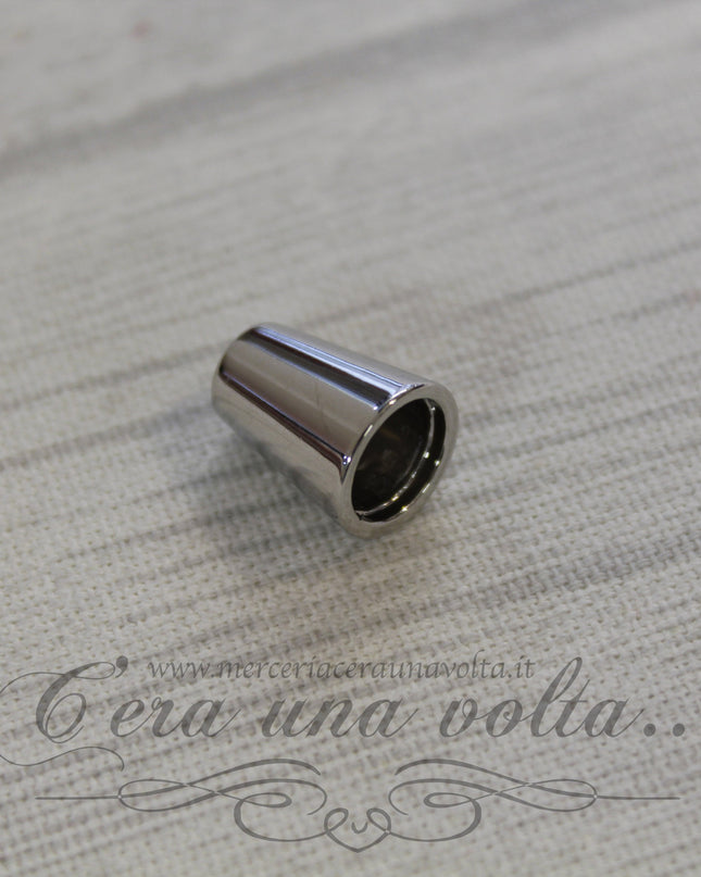 Coppette terminali copri nodo Argento