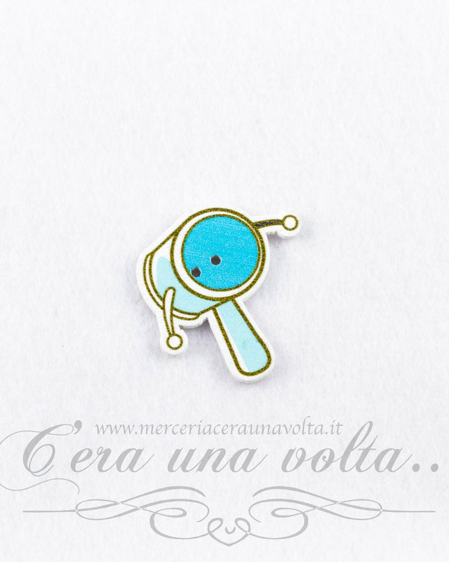 Bottoni in legno tamburello