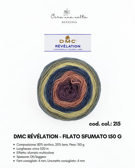DMC Révélation – Filato Sfumato 150 g