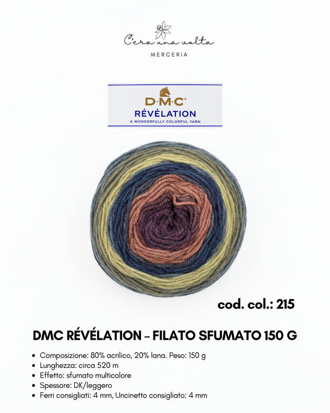 DMC Révélation – Filato Sfumato 150 g