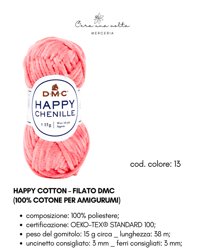 DMC Happy Chenille – Filato per amigurumi