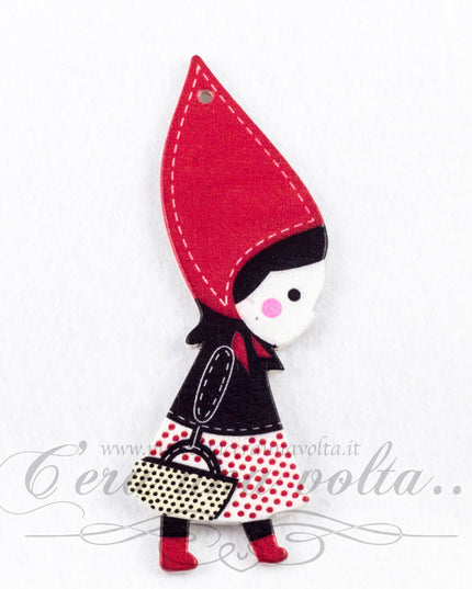 Bottoni in legno Cappuccetto