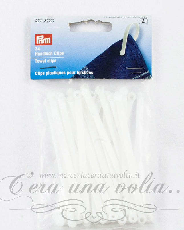 24 pz Clips per canovacci/asciugamani
