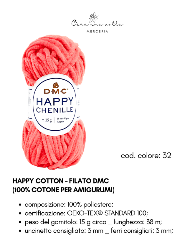 DMC Happy Chenille – Filato per amigurumi