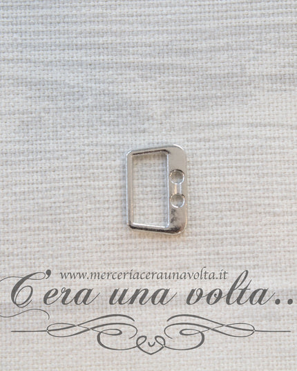 Ganci per abbigliamento Rettangolari Argento