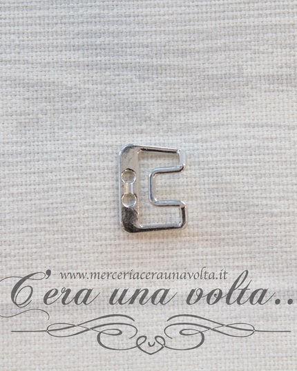 Ganci per abbigliamento Rettangolari Argento