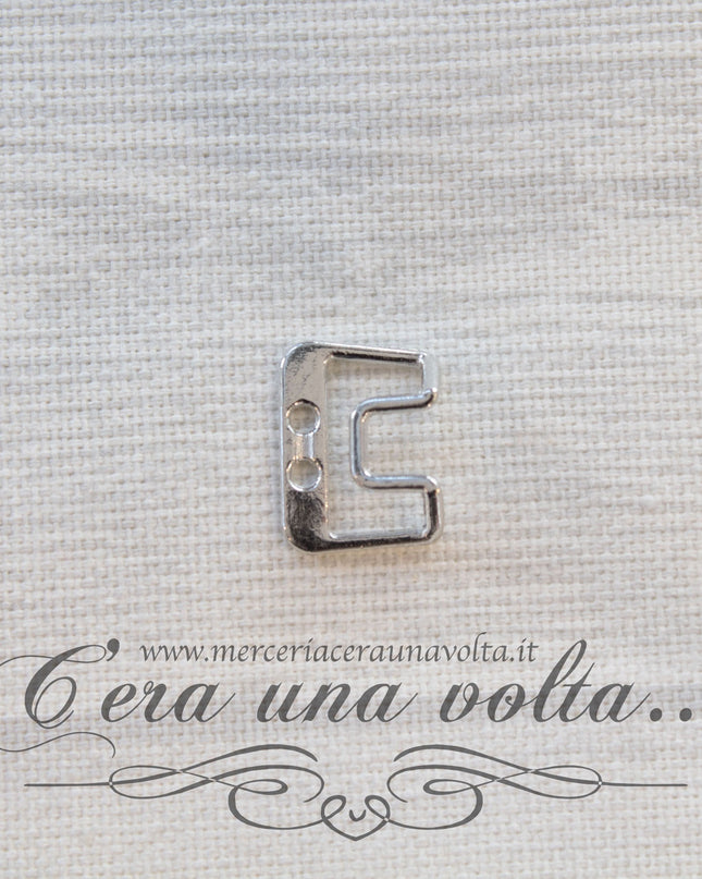 Ganci per abbigliamento Rettangolari Argento