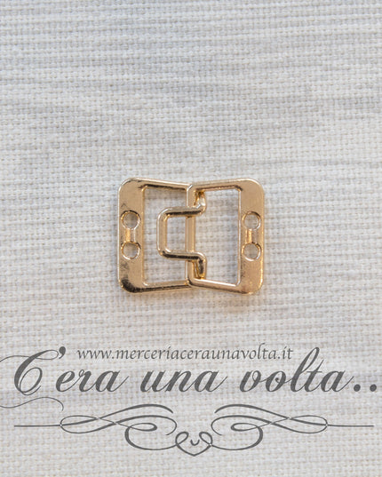 Ganci per abbigliamento Rettangolari Oro