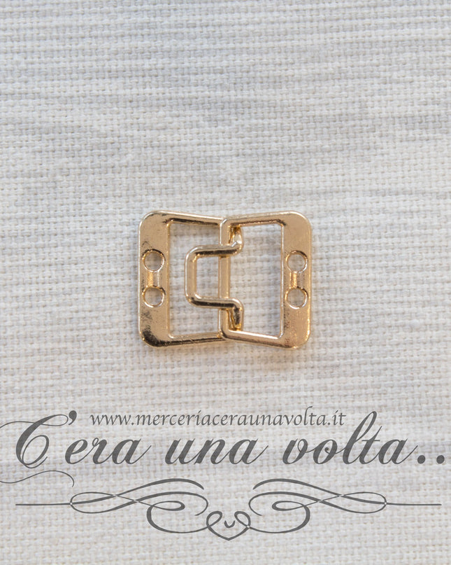 Ganci per abbigliamento Rettangolari Oro