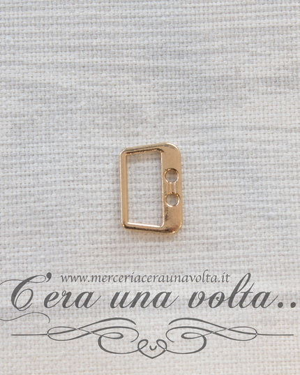 Ganci per abbigliamento Rettangolari Oro