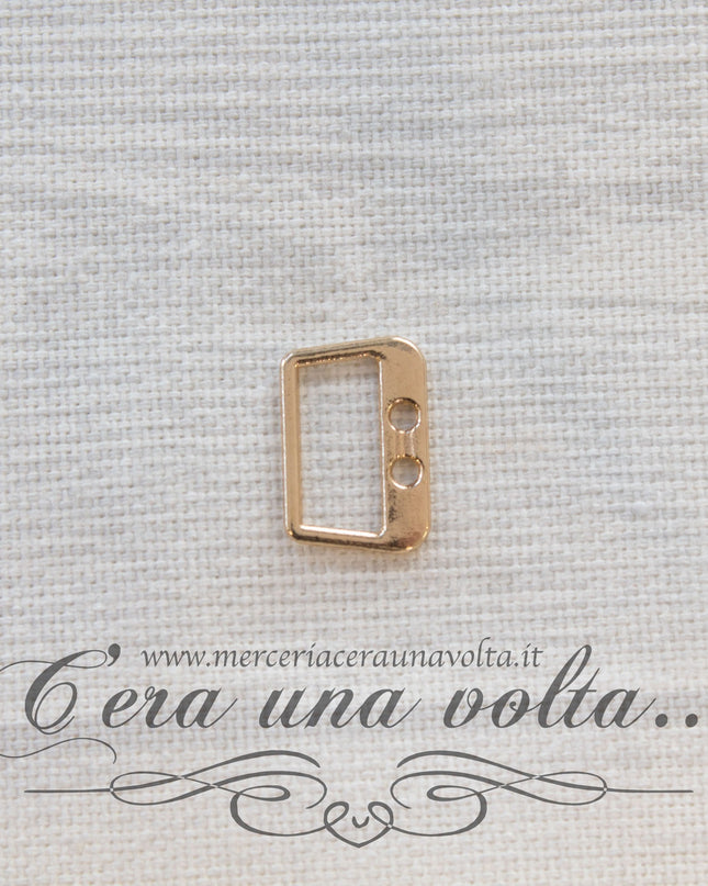 Ganci per abbigliamento Rettangolari Oro