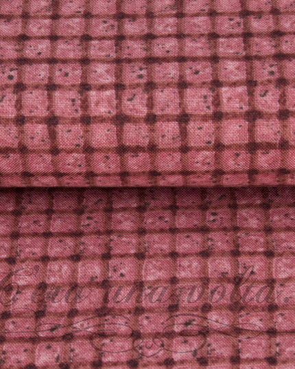 Tessuto americano country a quadri