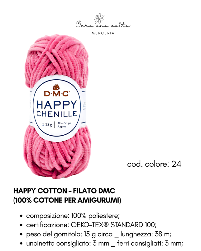 DMC Happy Chenille – Filato per amigurumi