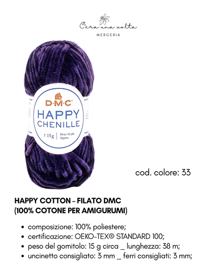DMC Happy Chenille – Filato per amigurumi