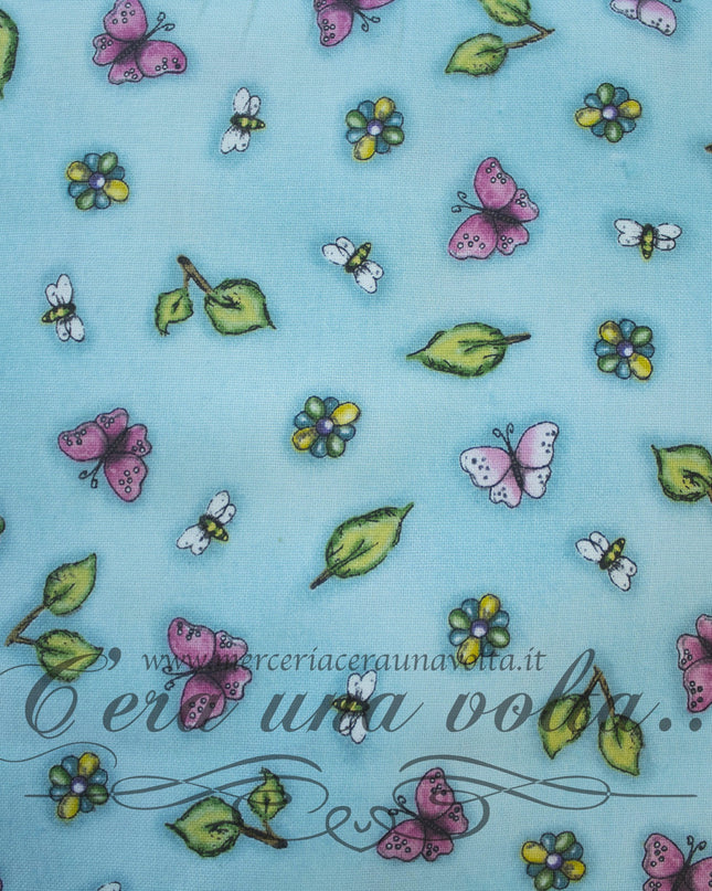 Tessuto Provenzale Turquoise