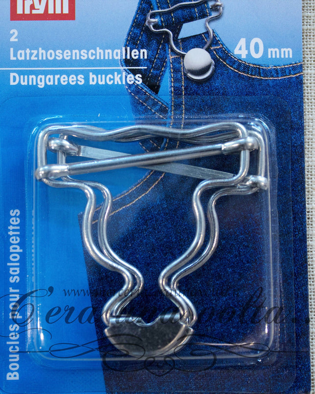 Coppia Fibbie ganci per salopette