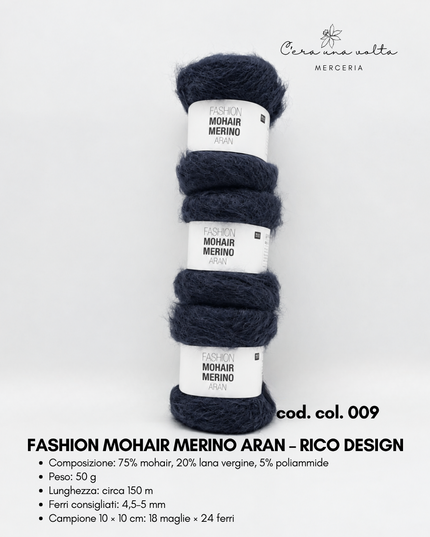 Fashion Mohair Merino Aran – Rico Design