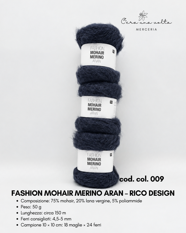 Fashion Mohair Merino Aran – Rico Design