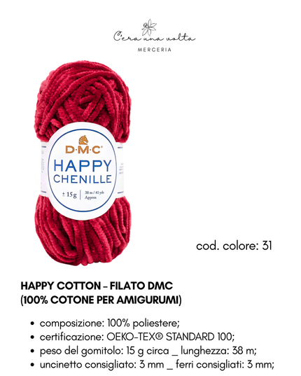 DMC Happy Chenille – Filato per amigurumi