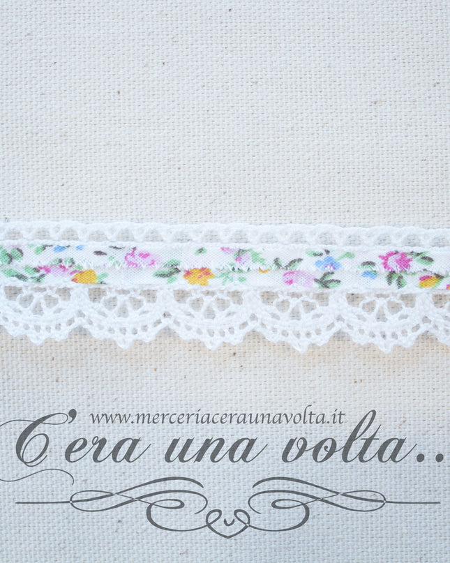 Pizzo merletto in cotone colorato