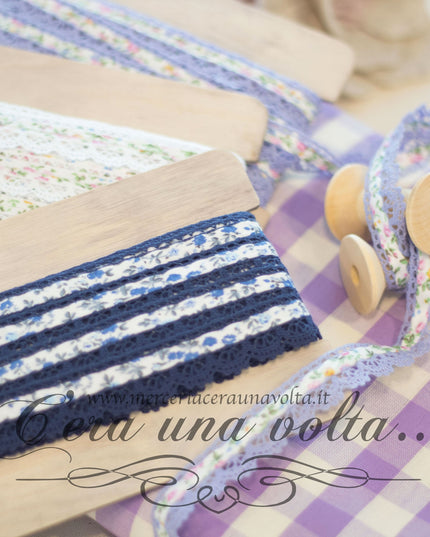 Pizzo merletto in cotone colorato