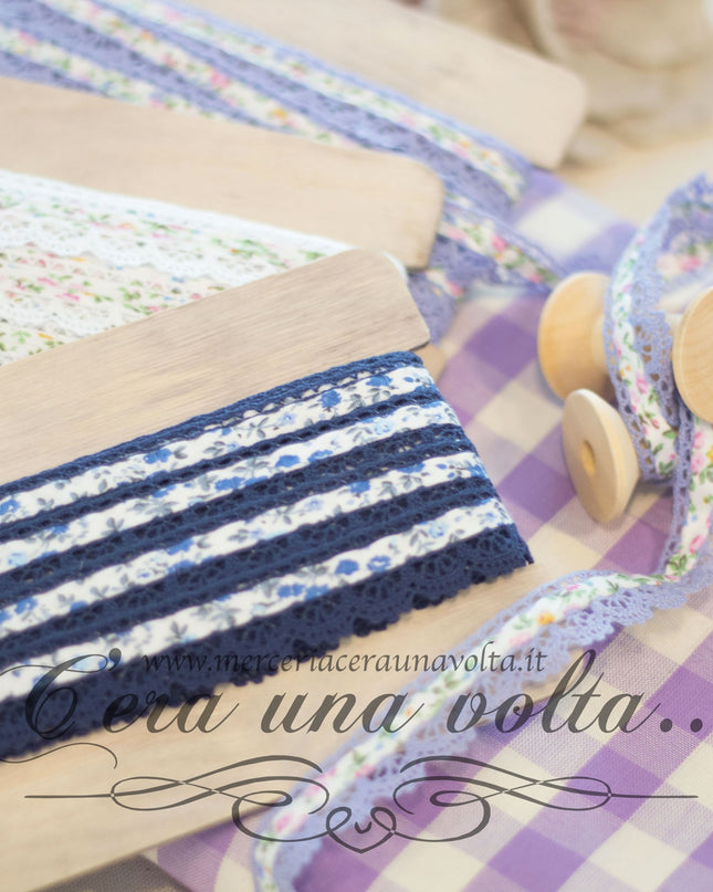 Pizzo merletto in cotone colorato