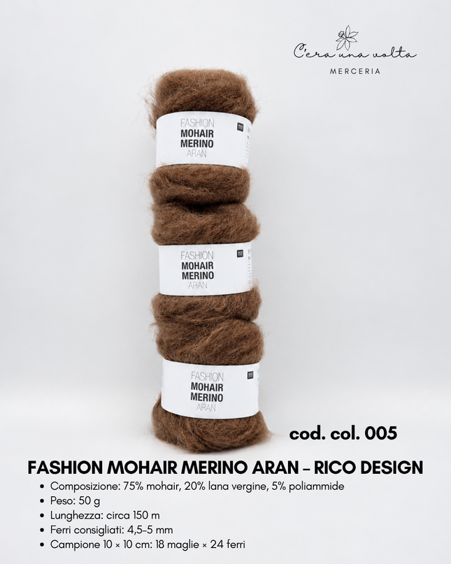 Fashion Mohair Merino Aran – Rico Design
