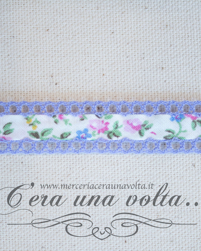 Pizzo Tramezzo fiori colorato