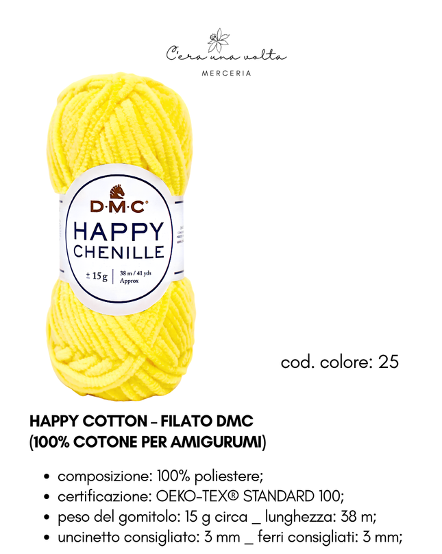 DMC Happy Chenille – Filato per amigurumi