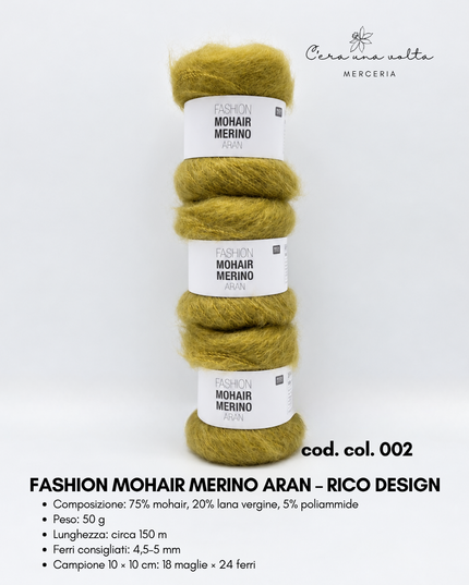 Fashion Mohair Merino Aran – Rico Design