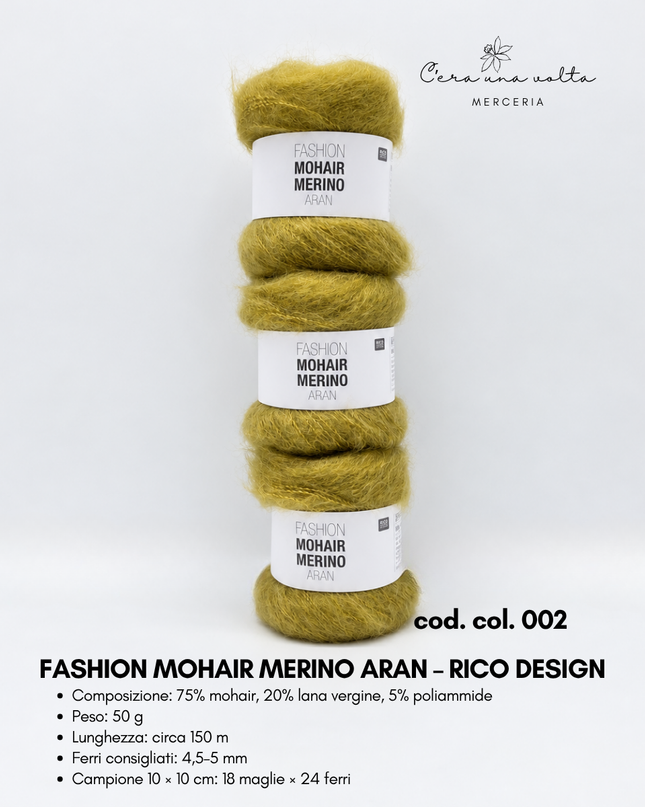 Fashion Mohair Merino Aran – Rico Design