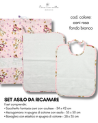 rosa fondo bianco