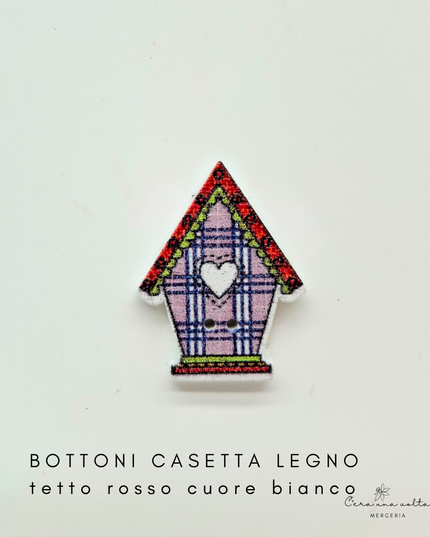 Bottoni CASETTA in legno