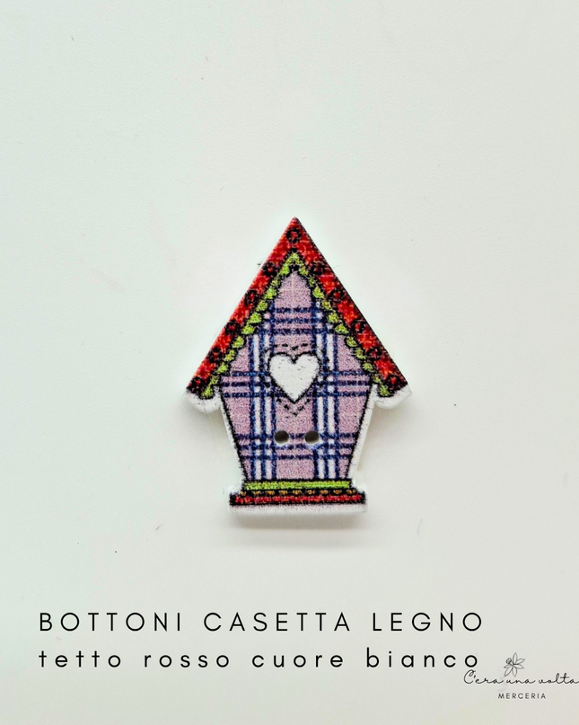 Bottoni CASETTA in legno
