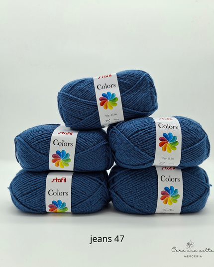 Lana acrilica - Wolle Colors STAFIL