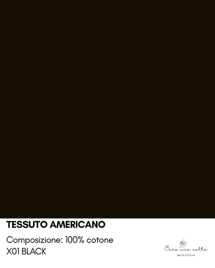 Tessuto americano tinta unita