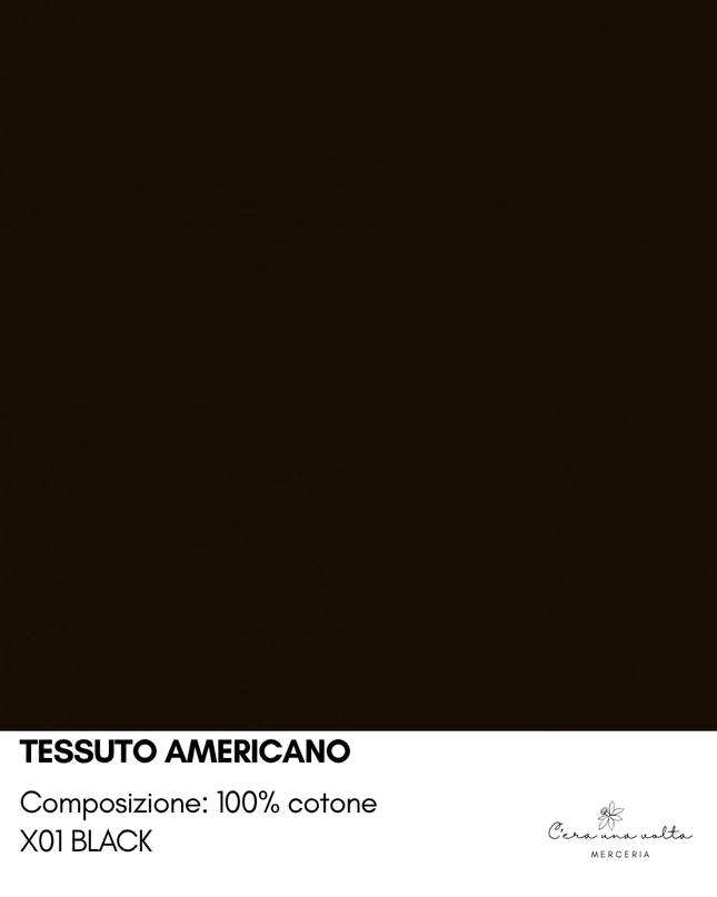 Tessuto americano tinta unita