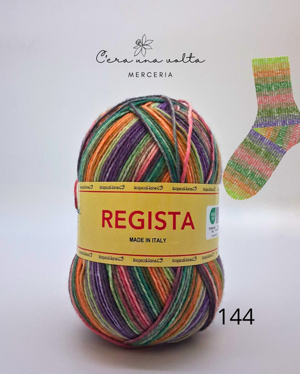 Lana REGISTA filato calze 6 capi