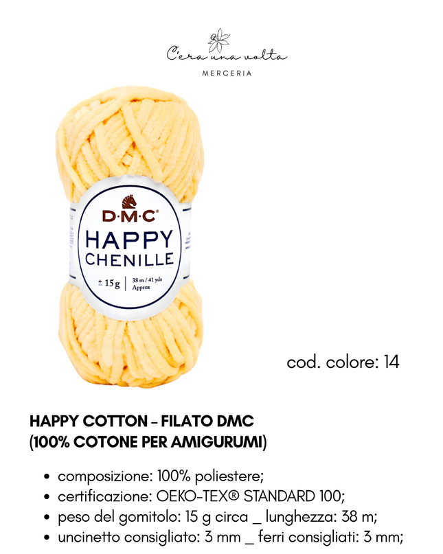 DMC Happy Chenille – Filato per amigurumi