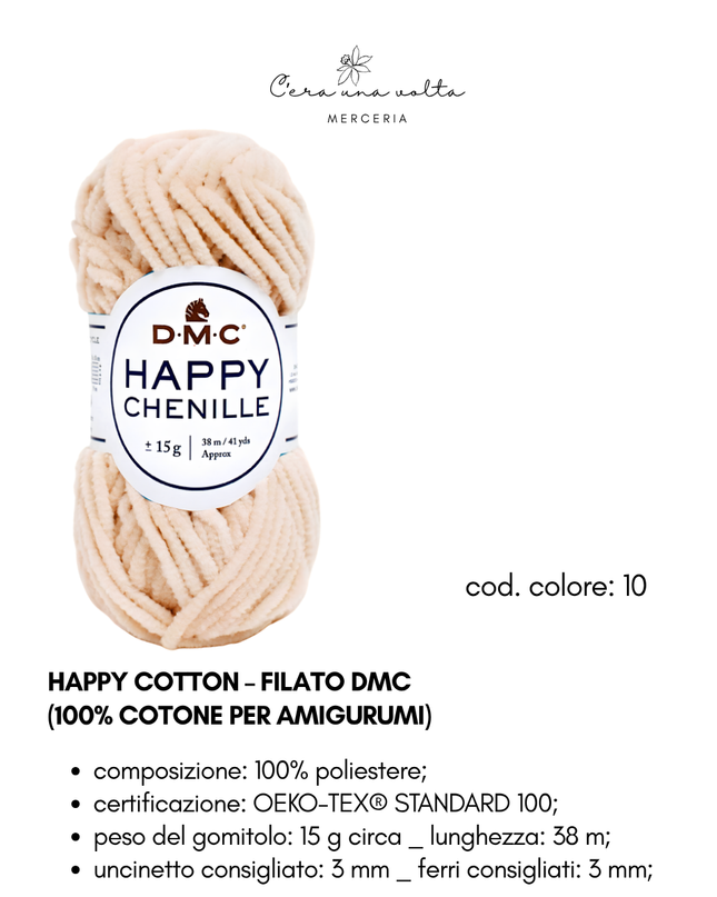 DMC Happy Chenille – Filato per amigurumi
