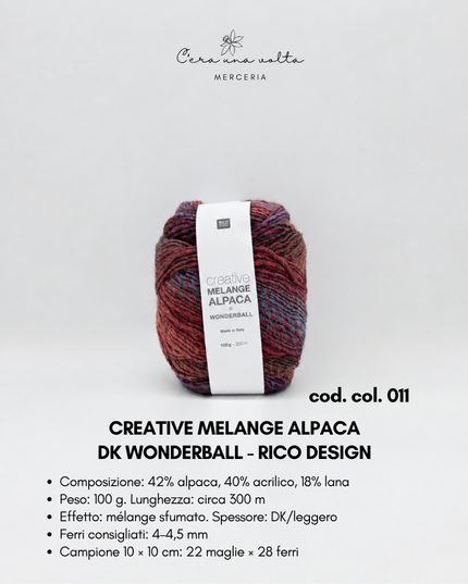 Creative Melange Alpaca DK Wonderball – Rico Design