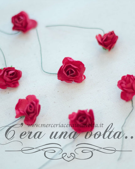 12 Rose Rosse per bomboniere