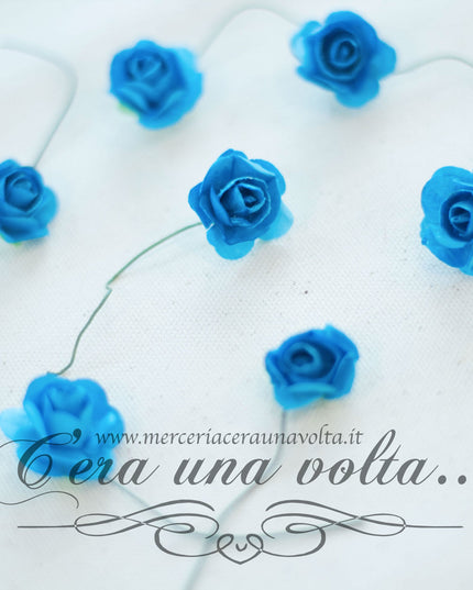 12 Rose Azzurre per bomboniere