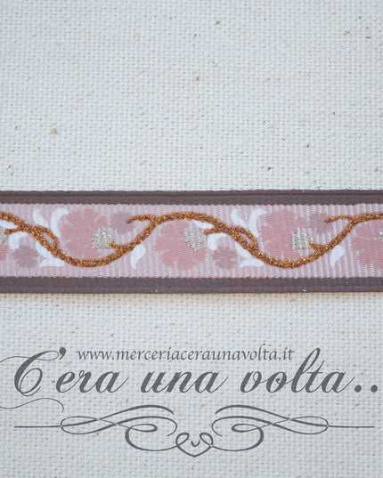 Nastro Gross Grain Stampato Polvere