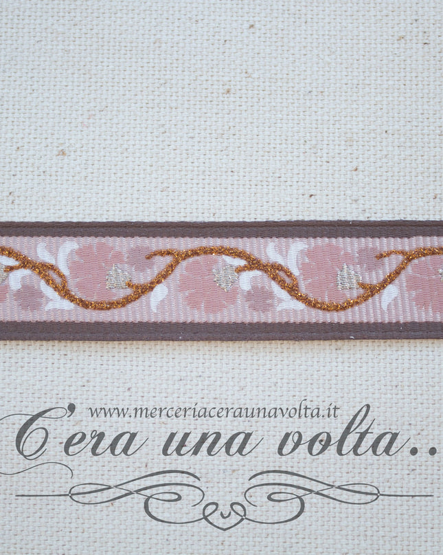 Nastro Gross Grain Stampato Polvere