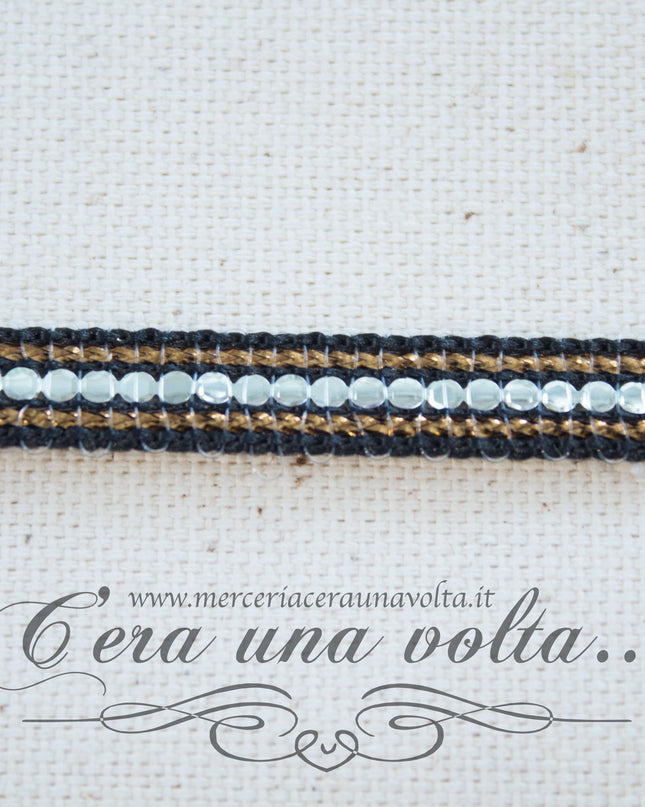 Passamaneria Gioiello Noir