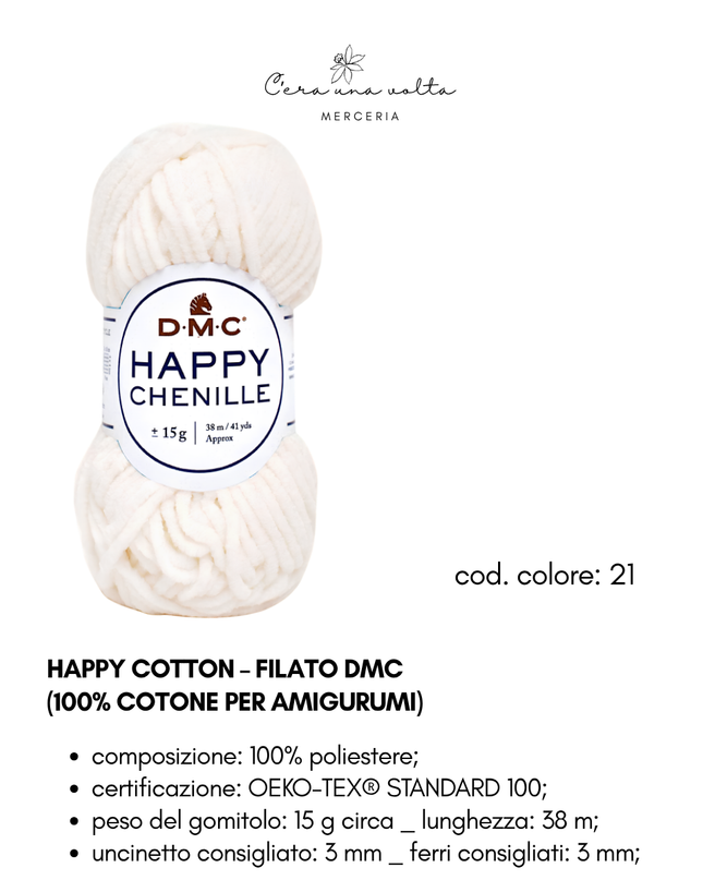 DMC Happy Chenille – Filato per amigurumi
