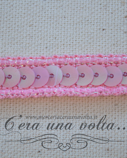 Bordura con Paillettes Peonia